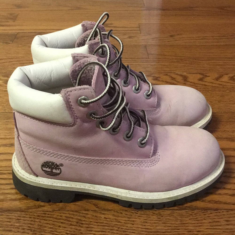 Pink Timberland work boot size 13.5 - Picture 1 of 7